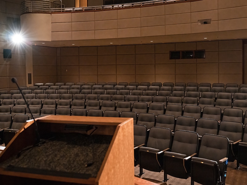 Welcome Center Theater Seating